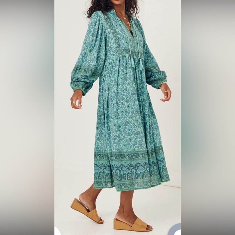 Spell and the Gypsy Collective sundown boho midi dress xxl